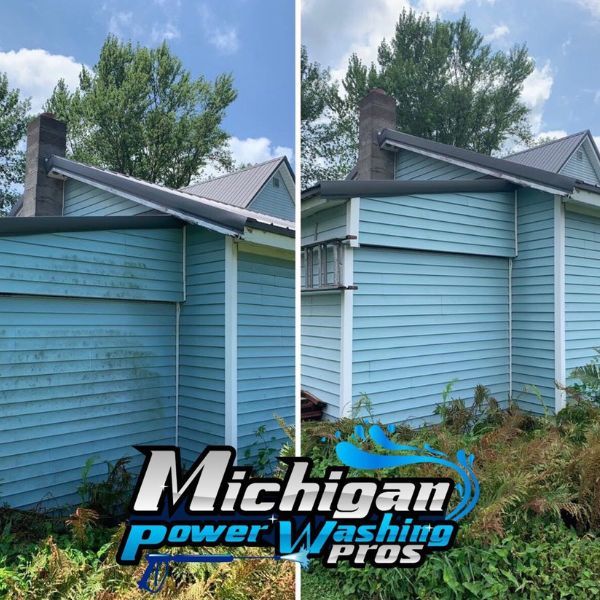 Power Washing House Results