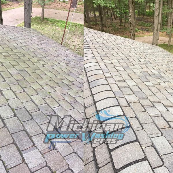Roof Power Washing Results