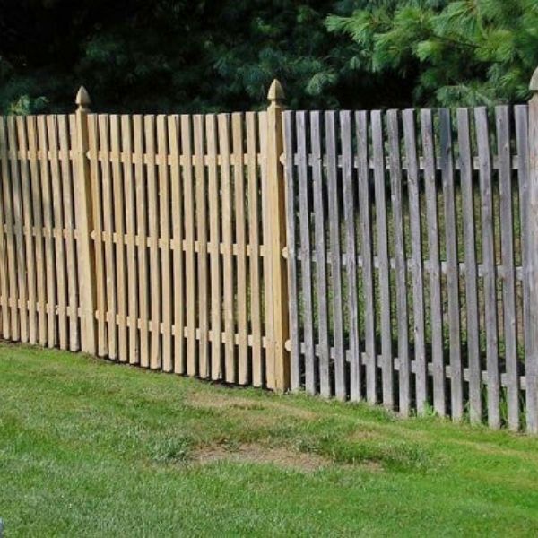 Fence Cleaning Power Washing Results